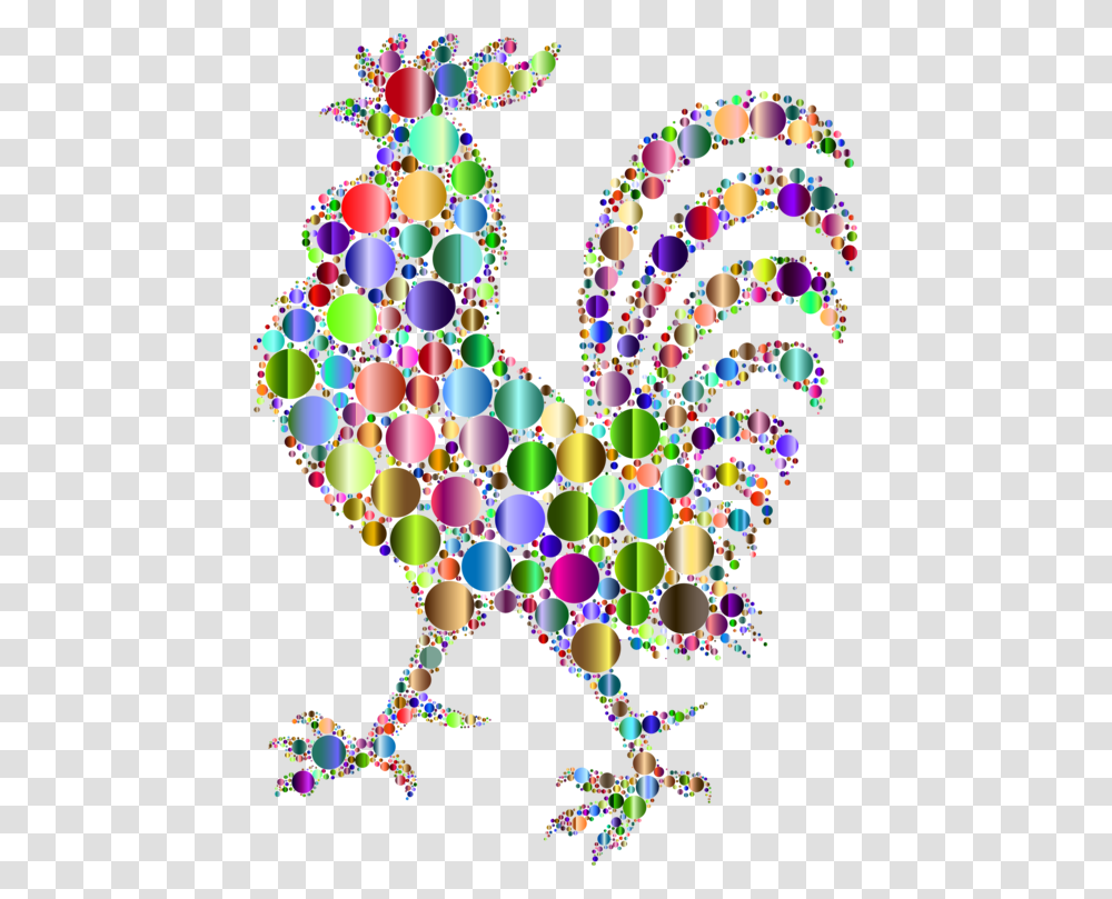 Heartchinese New Yearchicken Rooster, Modern Art, Pattern, Balloon Transparent Png