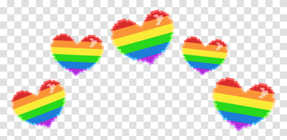 Heartcrown Crown Cute Pixel Pixelhearts Bi Gay, Logo, Trademark Transparent Png