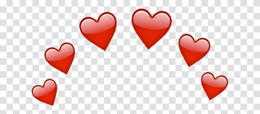 Heartcrown Heart Redheart Redhearts Hearts Heart, Pillow Transparent Png