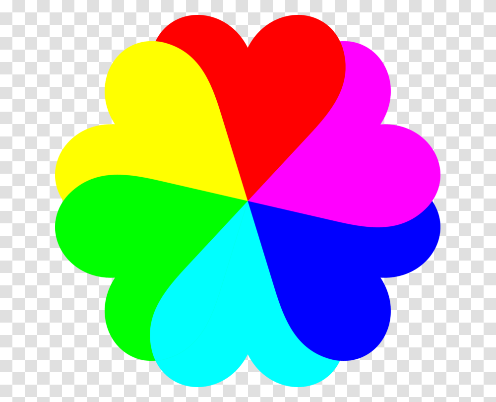 Heartflowerleaf Heart Color Wheel, Pattern, Logo Transparent Png