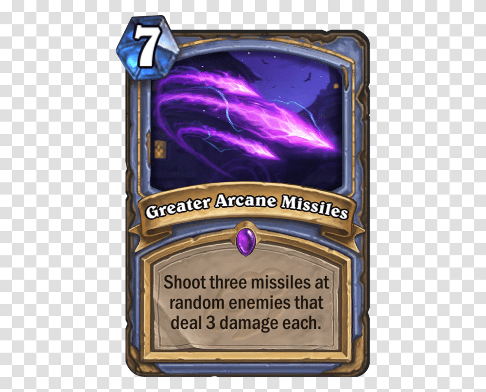 Hearthstone Greater Arcane Missiles, World Of Warcraft, Halo Transparent Png