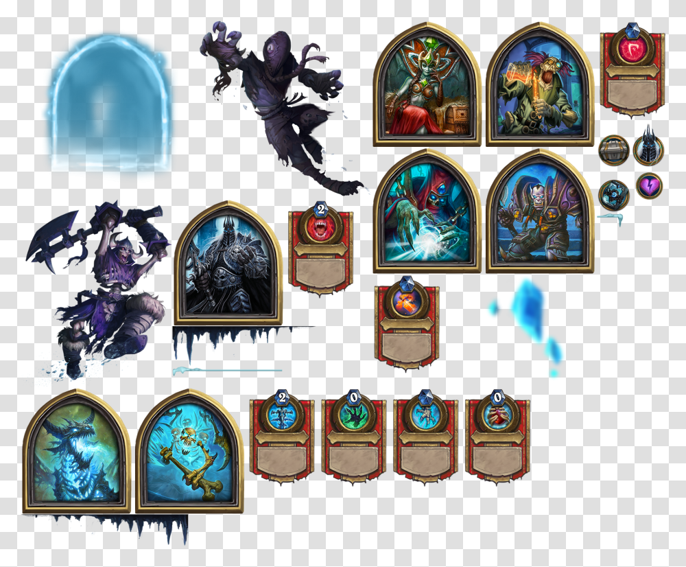 Hearthstone Knights Of The Frozen Throne Cards, Person, Human, Painting, Astronaut Transparent Png