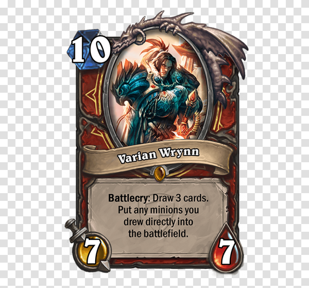 Hearthstone Legendary Cards Warrior, Person, Poster, Advertisement Transparent Png