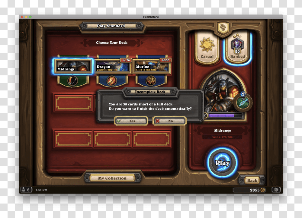 Hearthstone Warrior 1000 Win, Gambling, Game, Overwatch, Slot Transparent Png