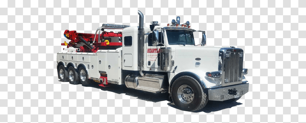 Heartland Auto Body And Towing Hannibal New London Trailer Truck, Fire Truck, Vehicle, Transportation, Tow Truck Transparent Png