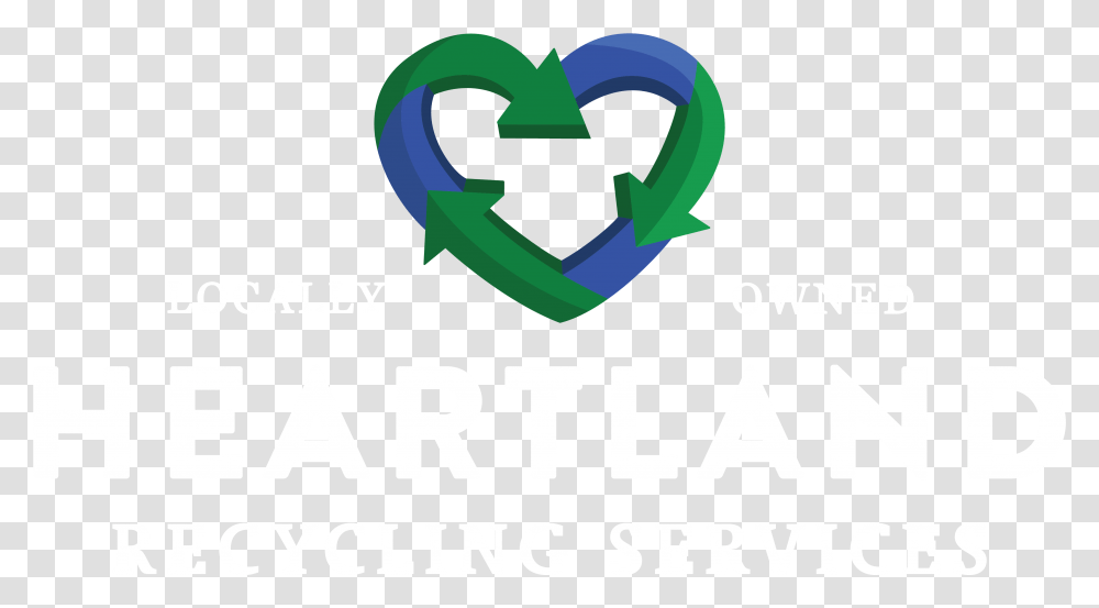 Heartland Recycling Services Emblem, Recycling Symbol, Logo, Trademark Transparent Png