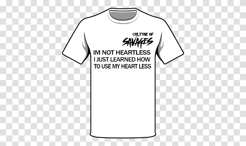 Heartless T Shirt Design, Apparel, T-Shirt Transparent Png