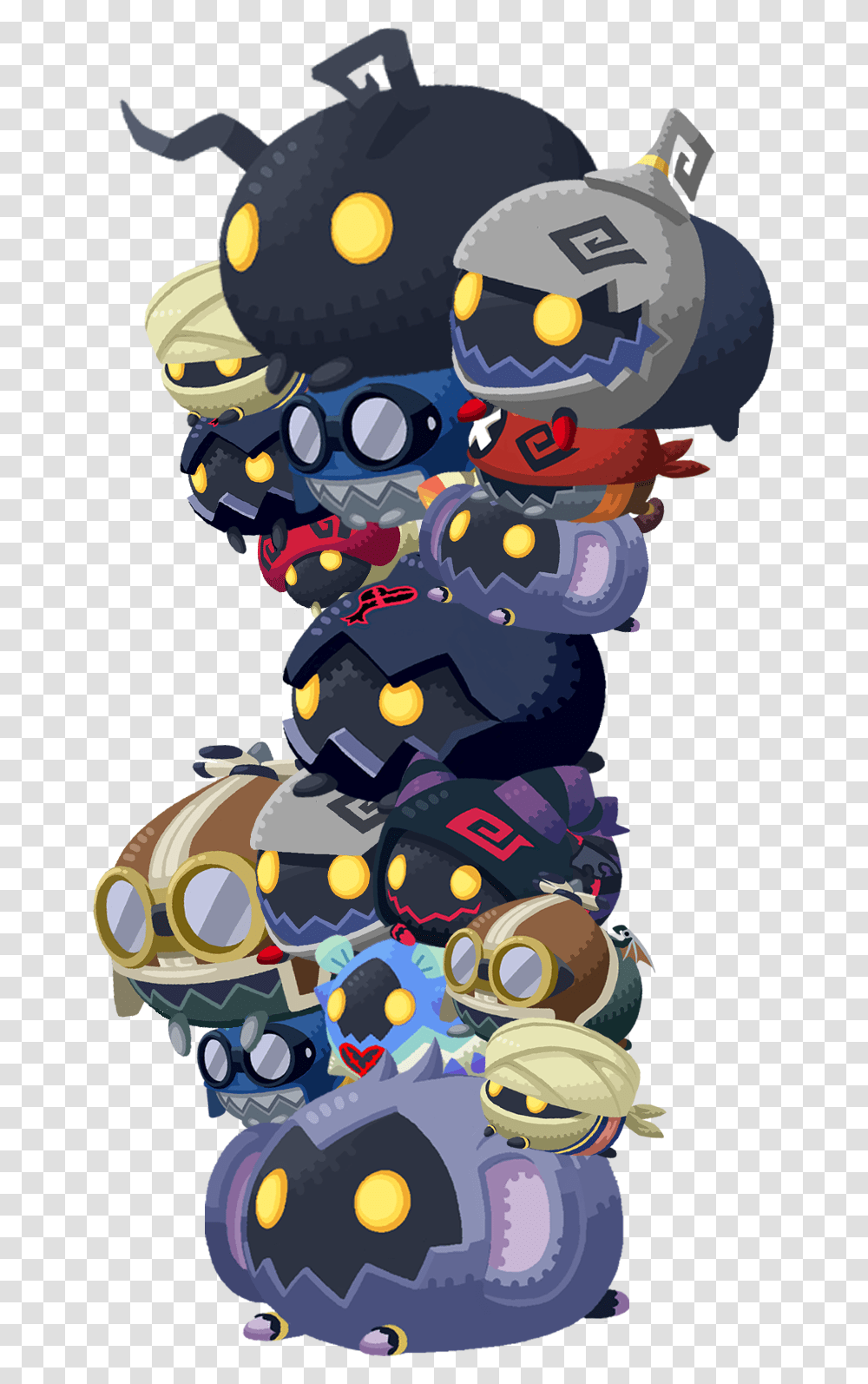 Heartless Tsum Tsum Tsum Kingdom Hearts, Graphics, Doodle, Drawing, Text Transparent Png