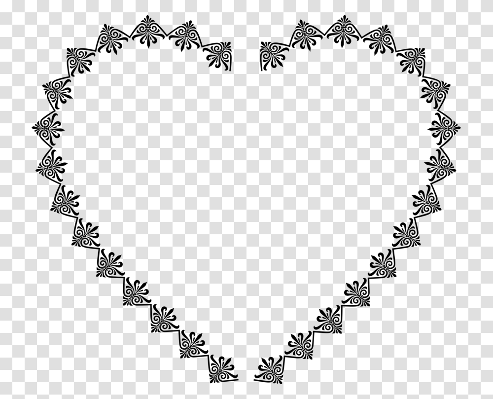 Heartnecklaceearring Musical Notes Heart Clipart, Gray, World Of Warcraft Transparent Png