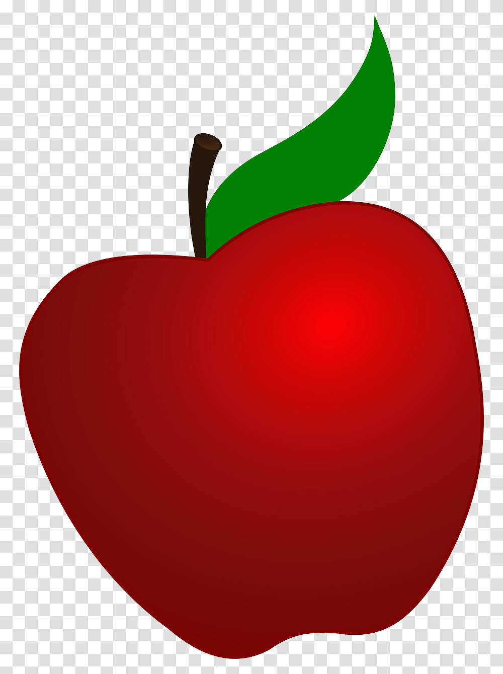 Heartplantapple Cartoon Apple, Balloon, Fruit, Food Transparent Png