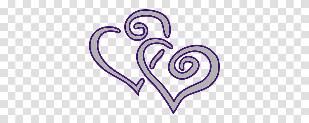 Hearts Emotion, Purple Transparent Png