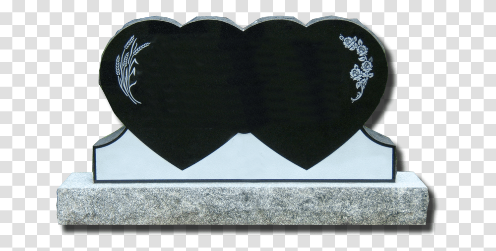 Hearts And Angels Headstone, Text Transparent Png