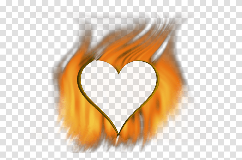 Hearts Clipart Fire Fire Heart Clipart, Flame, Bonfire, Person, Human Transparent Png