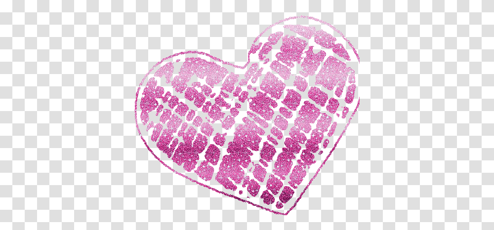Hearts Clipart Pink Sparkle Glitter Heart Full Size Background Free Glitter Heart, Rug, Mat Transparent Png