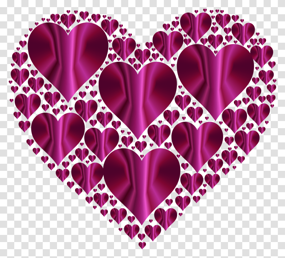 Hearts Clipart Purple Free For Love Shape, Light, Maroon, Dating, Tulip Transparent Png