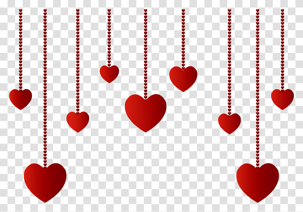 Hearts Clipart String Heart Background Valentines Day Clipart, Ornament, Cherry, Fruit, Plant Transparent Png