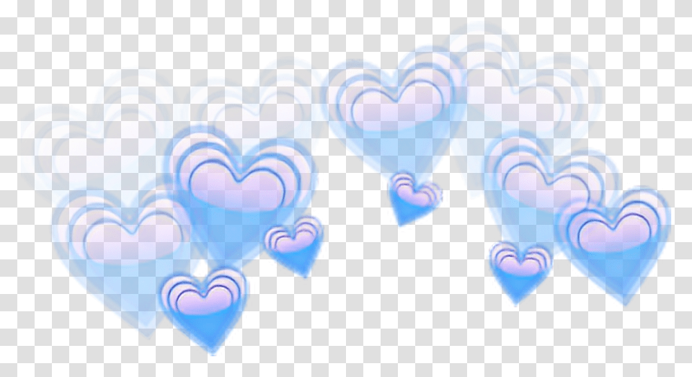 Hearts Corazones Blue Rainbow Azul Arcoiris Colores Blue Heart Emoji, Dating, Pac Man, Purple, Cupid Transparent Png