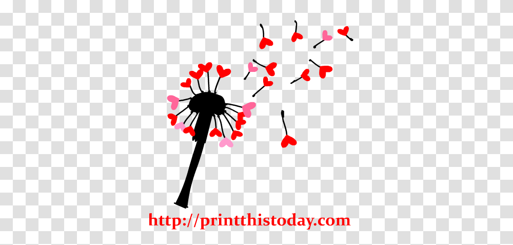 Hearts Dandelion Clip Art, Paper, Confetti, Poster, Advertisement Transparent Png