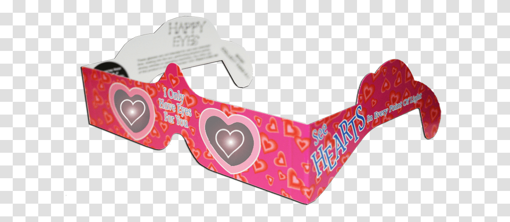 Hearts Happy Eyes 3d Heart Glasses, Accessories, Accessory, Collar, Tie Transparent Png