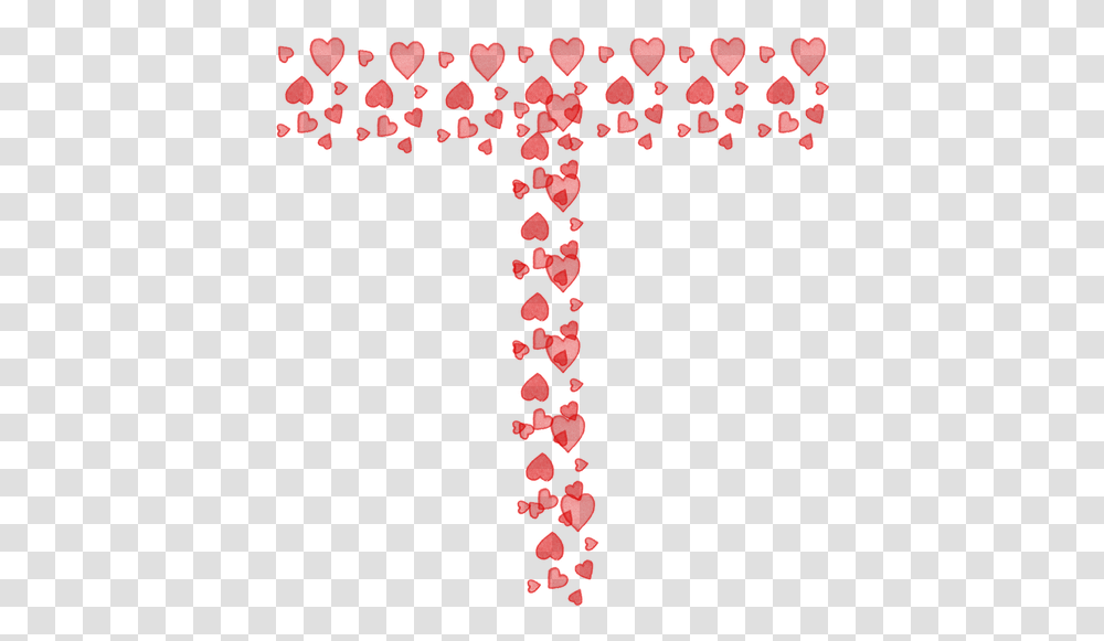 Hearts Heart Alphabet Pink Free Image On Pixabay, Cross, Crucifix Transparent Png