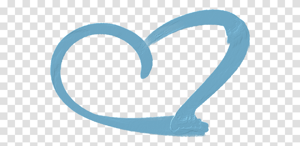 Hearts Heart Blue Painting Painted Brush Paint Blue Heart Painted, Animal, Bird, Emblem Transparent Png