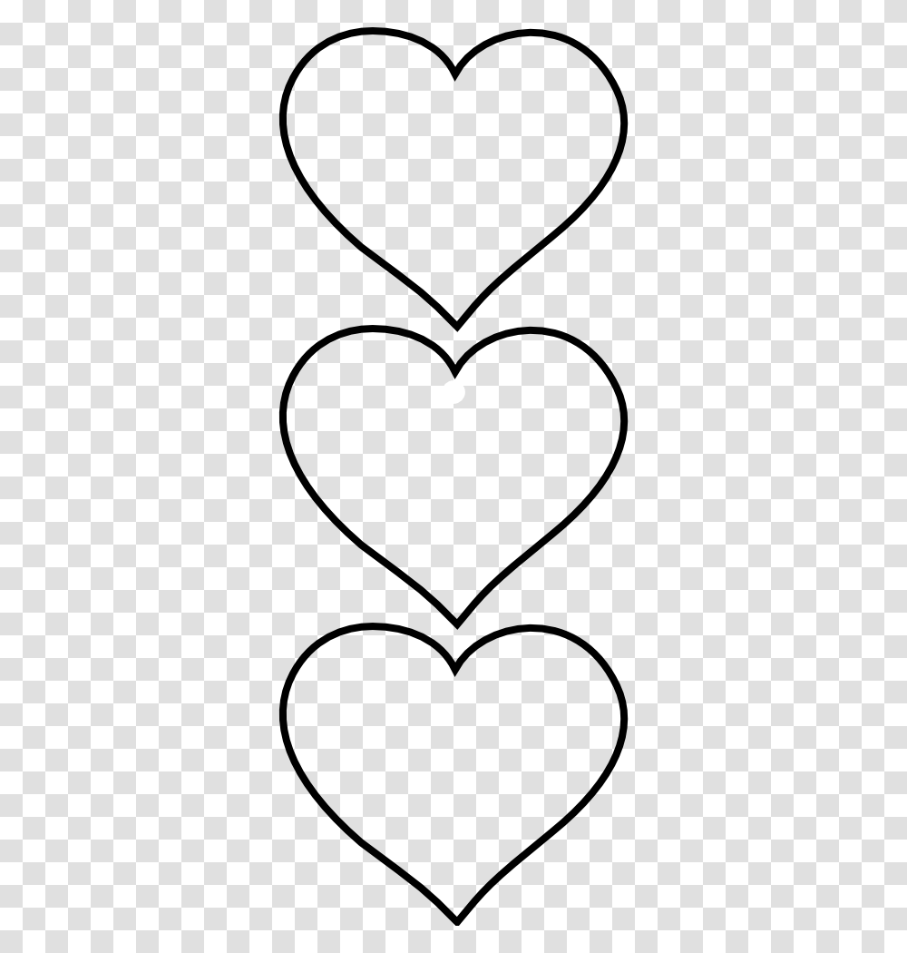Hearts Heart Borders Heart Border And Heart, Stencil Transparent Png