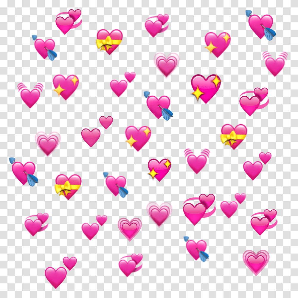 Hearts Heart Emoji Emojis Heartemoji Edit Edits Heart Emoji Background, Petal, Flower, Plant Transparent Png