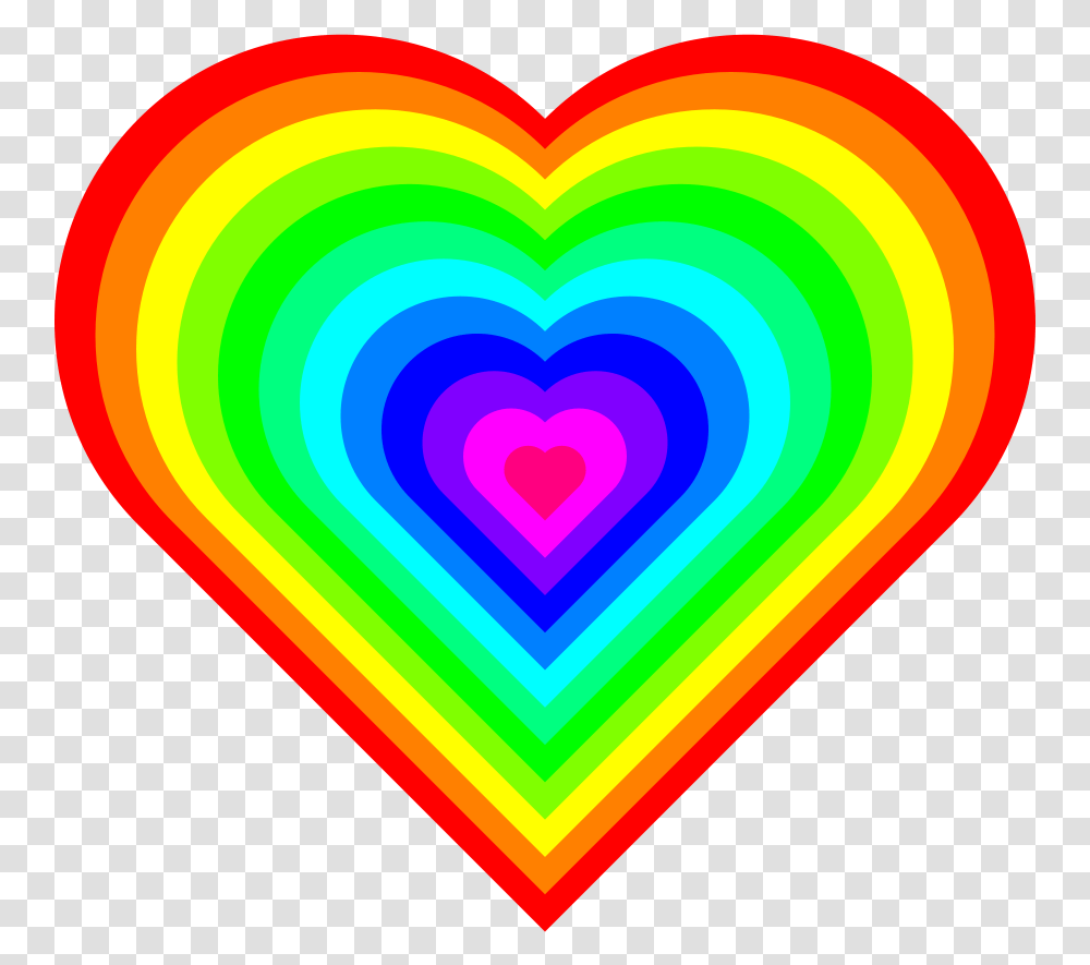 Hearts Heart Images Hd Photo Clipart Rainbow Heart, Rug, Light Transparent Png