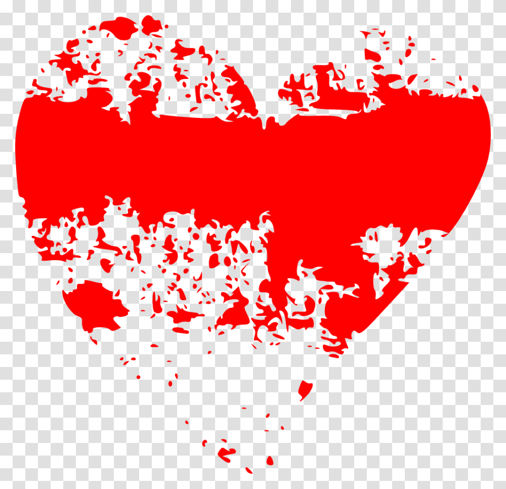 Hearts Heart Red Grunge Grungehearts Love Redhearts, Poster, Advertisement Transparent Png