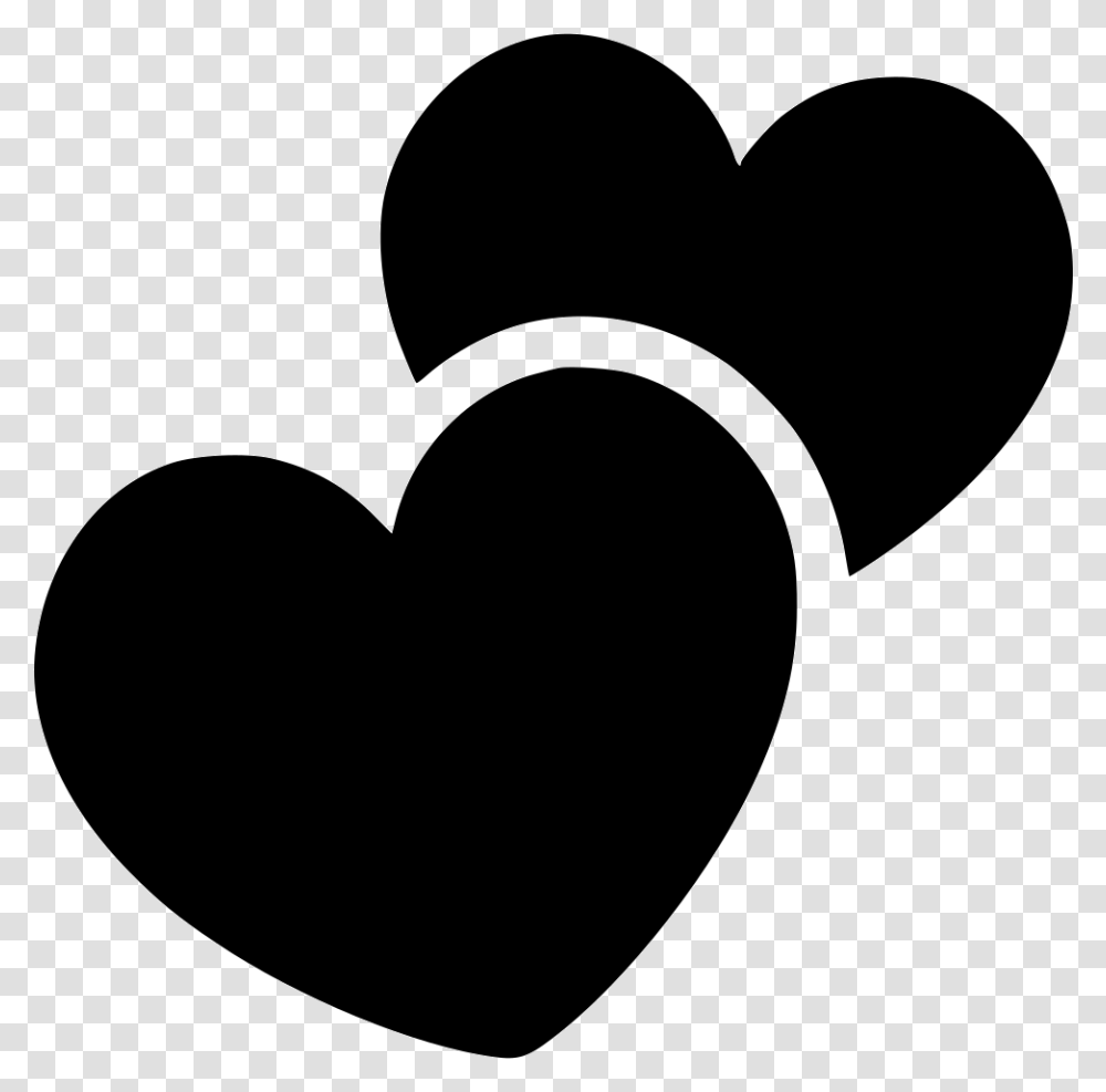 Hearts Heart, Stencil, Mustache, White, Texture Transparent Png