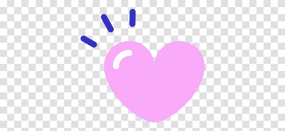Hearts Icon In Pastel Style Girly, Balloon, Pillow, Cushion, Tennis Ball Transparent Png