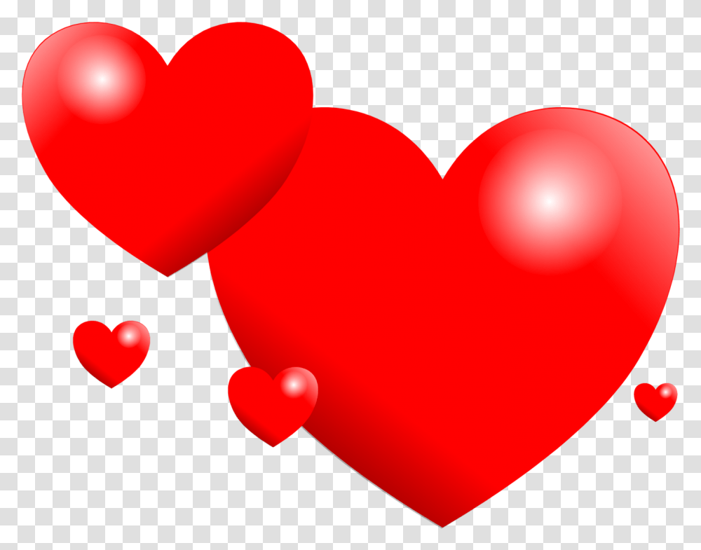 Hearts Love Valentine Red Decorative Wedding Hjrtan Alla Hjrtans Dag, Balloon Transparent Png