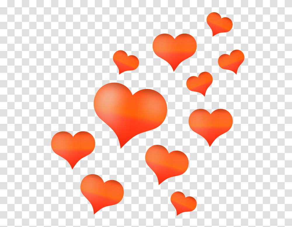 Hearts Many Hearts Love Flying Kiss Heart, Number, Jigsaw Puzzle Transparent Png