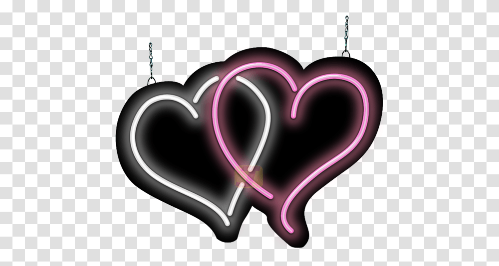 Hearts Neon Sign Heart, Headphones, Electronics, Headset, Purple Transparent Png