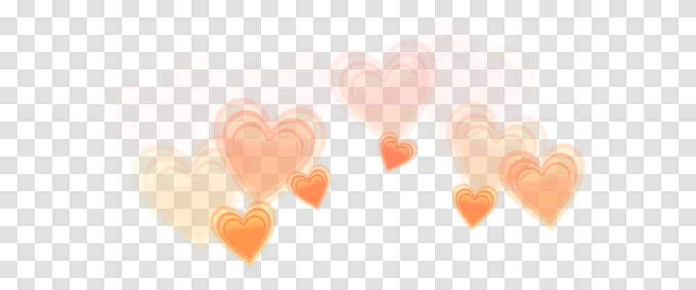 Hearts Orange Heart Crown, Food, Cupid, Dating Transparent Png