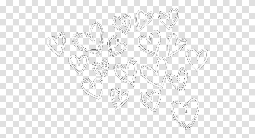 Hearts Overlays Soft Cute Heart Freetoedit Overlays Corazones, Text, Stencil, Label, Pattern Transparent Png