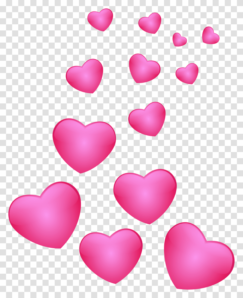 Hearts Pink, Purple, Alphabet, Balloon Transparent Png