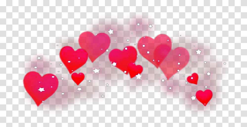 Hearts Red Redhearts Sparkles Heartcrown Freetoedit Black Heart Crowns, Birthday Cake, Dessert, Food Transparent Png