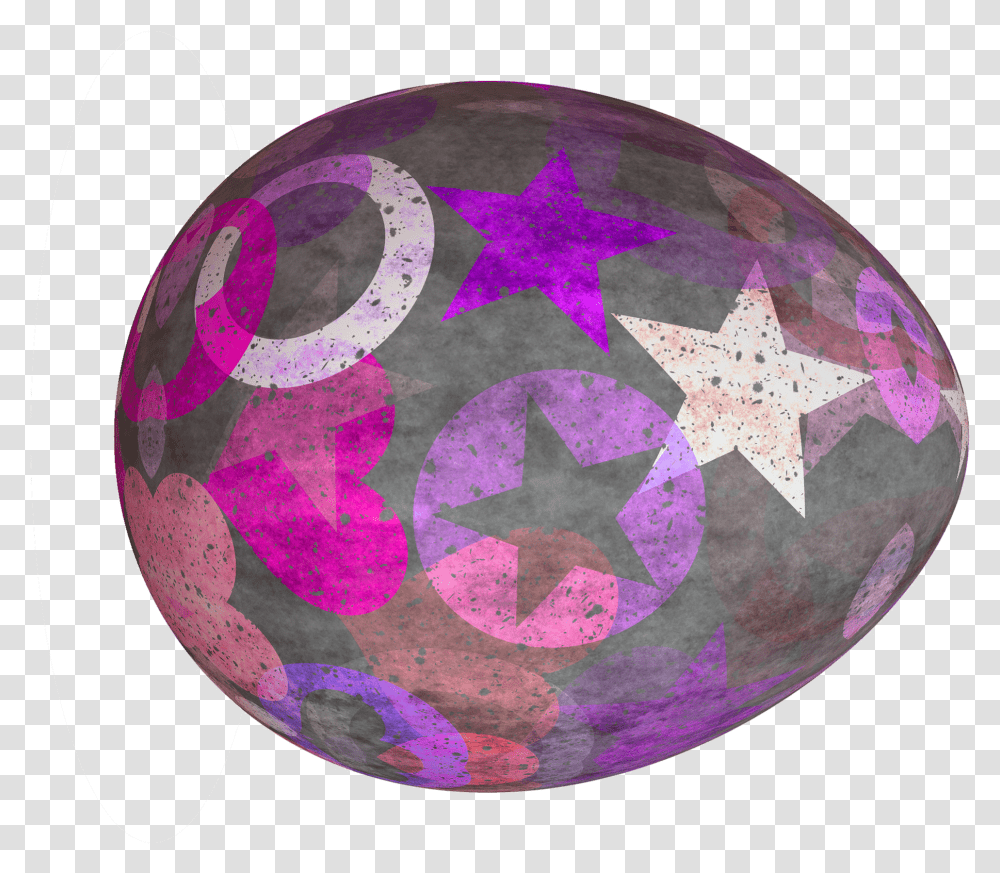 Hearts Stars Easter Egg Free Stock Photo Public Circle, Sphere, Rug, Star Symbol, Crystal Transparent Png