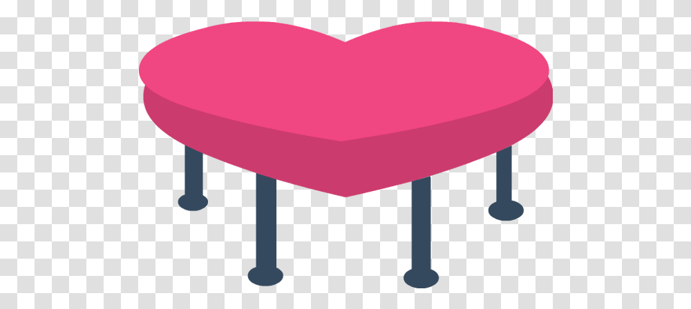 Hearts Valentines Clipart Heart Table, Pillow, Cushion, Lamp, Furniture Transparent Png