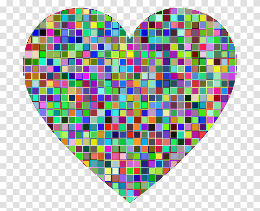 Heartsquareart Mosaic Art Clip, Balloon, Rug, Pattern, Ornament Transparent Png