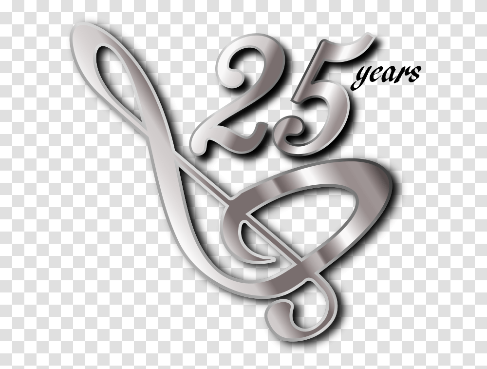 Hearttextbody Jewelry 25 Years Silver Jubilee, Scissors, Blade, Weapon, Weaponry Transparent Png