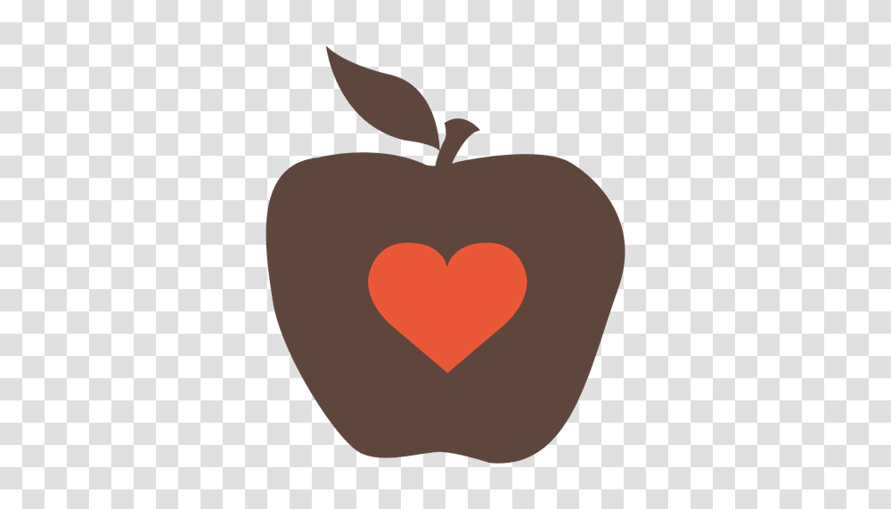 Heat Apple Icon, Heart, Plant, Food, Fruit Transparent Png