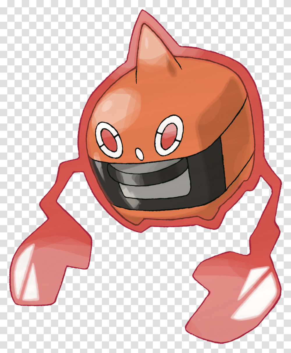 Heat Rotom Heat Rotom Pokemon, Label, Text, Helmet, Clothing Transparent Png