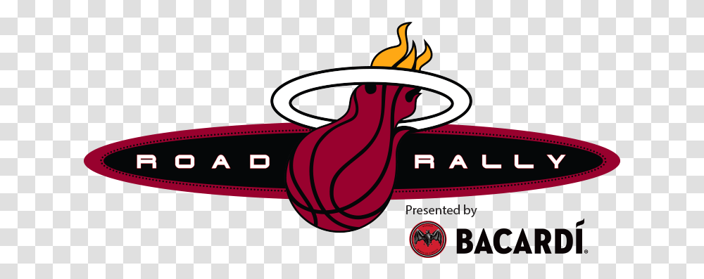 Heat To Host Road Rally Presented By Bacardi - April 2 Miami Heat Nba Escudos, Light, Torch, Dynamite, Bomb Transparent Png