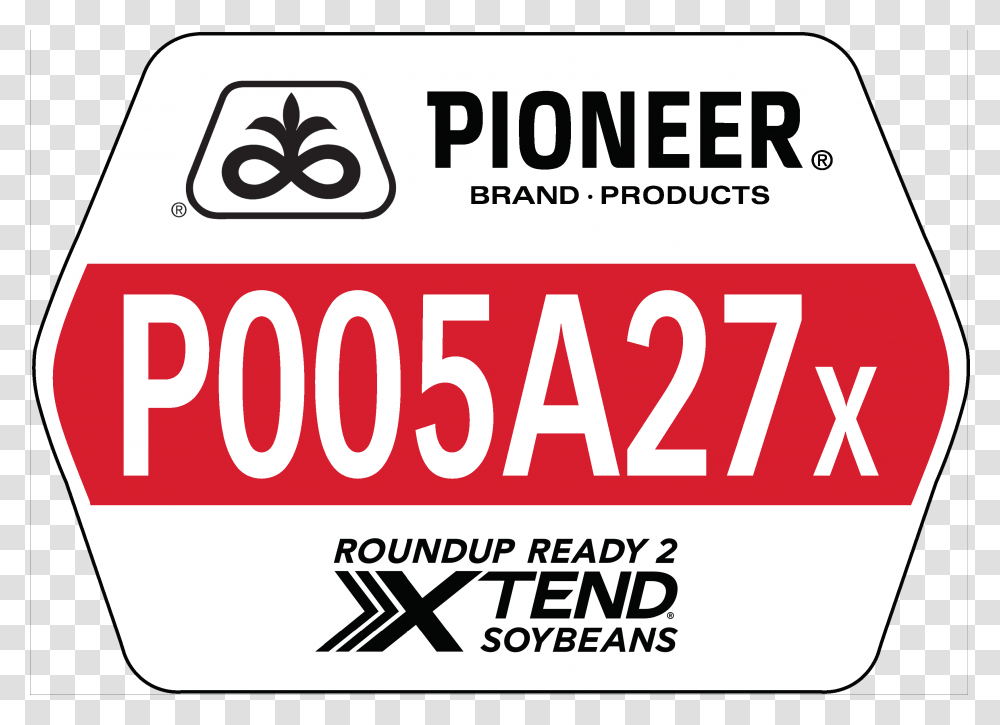 Heat Units Pioneer Font Pioneer Hi Bred, Label, Advertisement, Alphabet Transparent Png