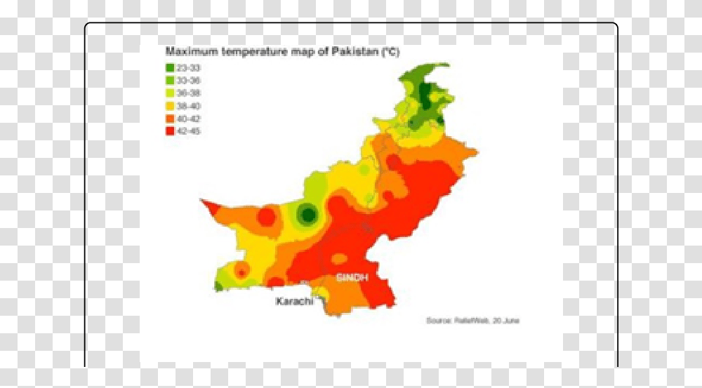 Heat Wave Condition In 2015 Pakistan Map Of Pakistan Of 2018, Plot, Diagram, Atlas Transparent Png