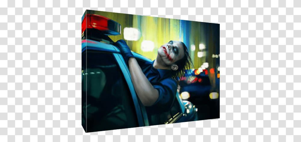 Heath Ledger Joker, Person, Car, Transportation, Face Transparent Png