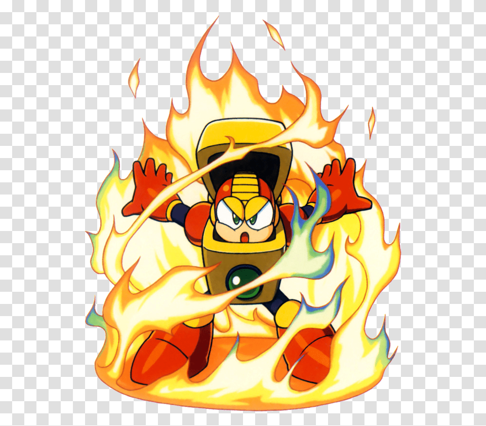 Heatmugshot Heat Man Mega Man, Fire, Flame, Bonfire Transparent Png