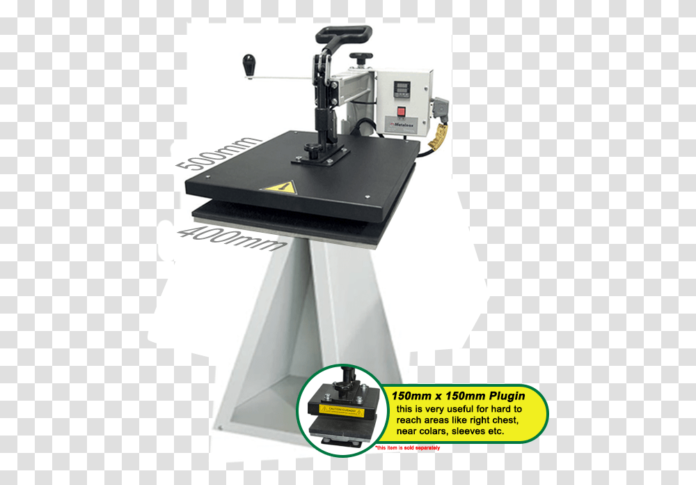 Heatpress Eli Prensa Termica Metalnox, Microscope, Machine, Sink Faucet, Tabletop Transparent Png